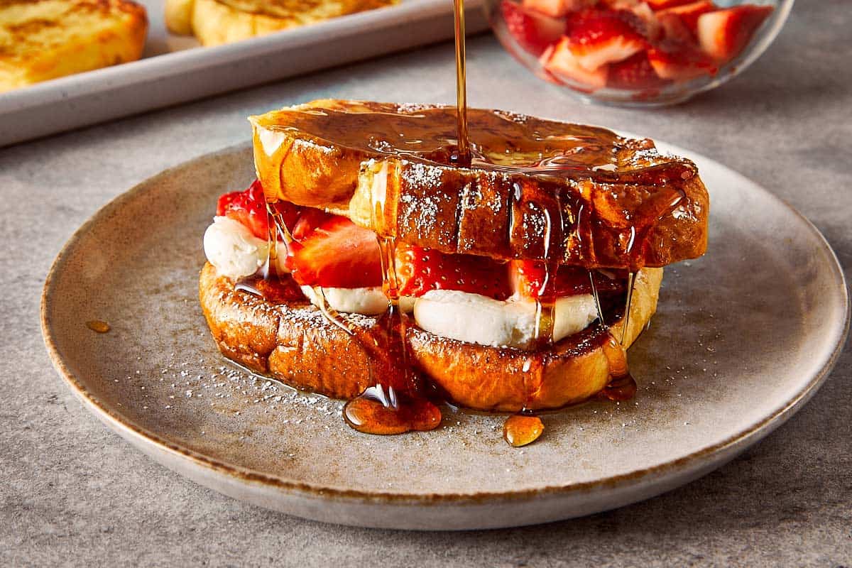 strawberries and cream stuffed french toast - Article 1